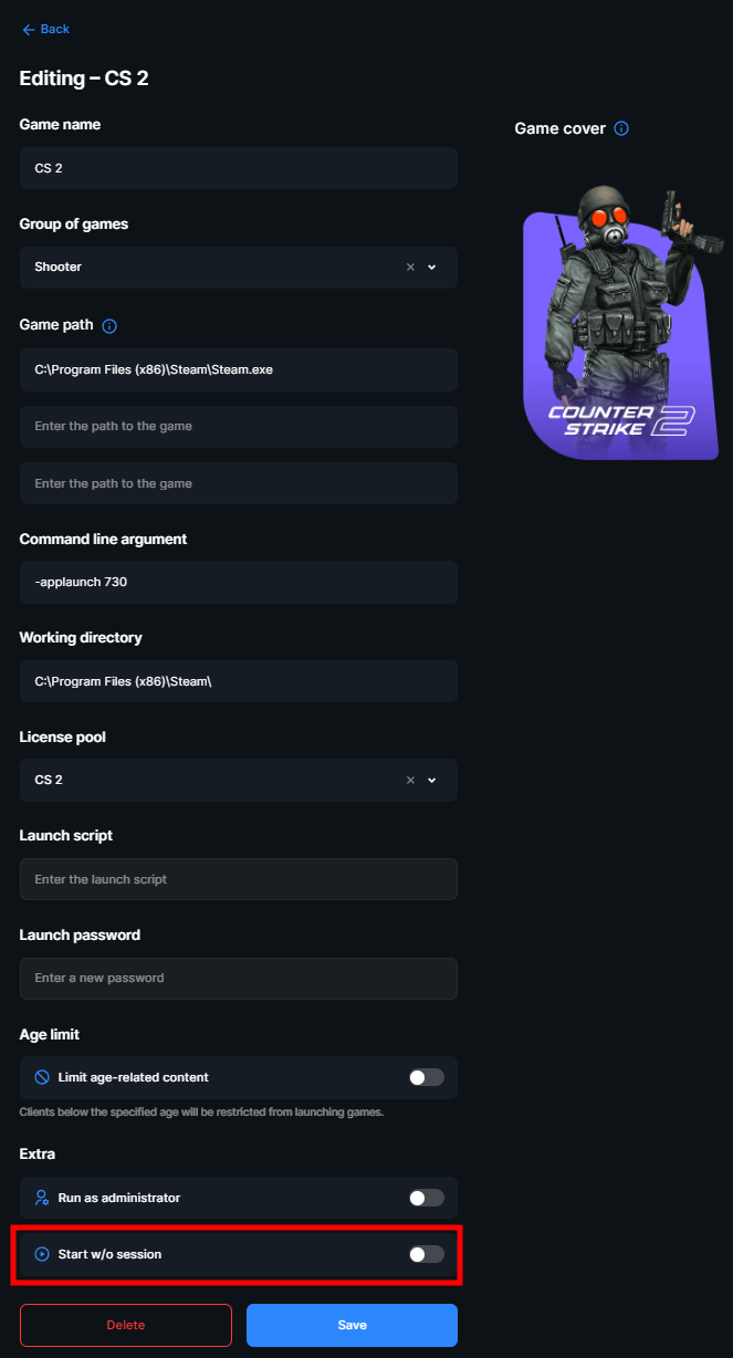 Start without session.png