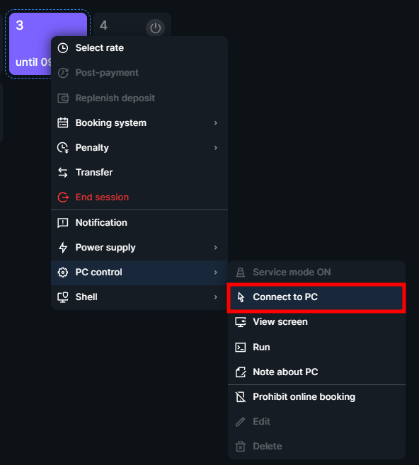 Connect to PC from context menu.png