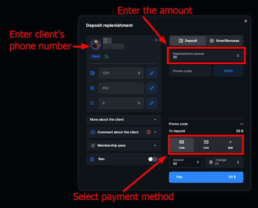 Deposit replenishment with change by the operator.png