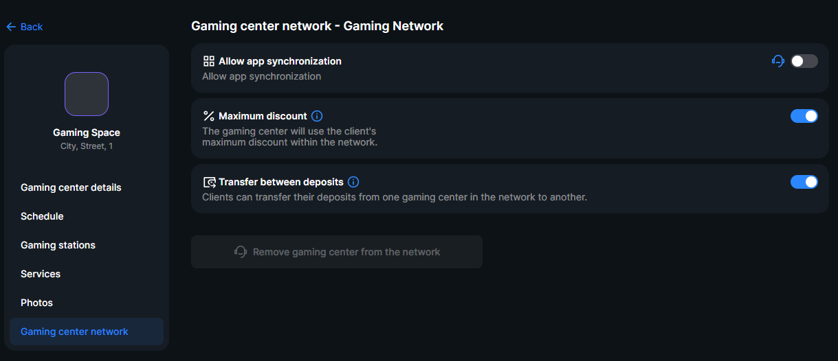 Gaming center network in profile.png